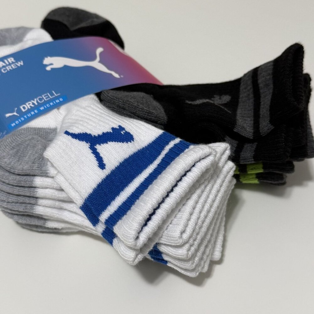 Puma Drycell kids Low Crew Socks 10-Pair